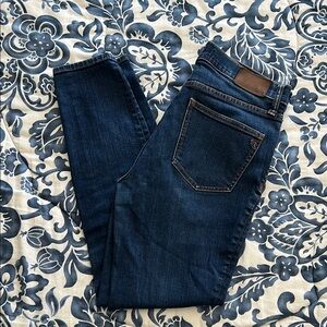 Madewell high rise Blue Skinny Jeans with Classic Indigo Style